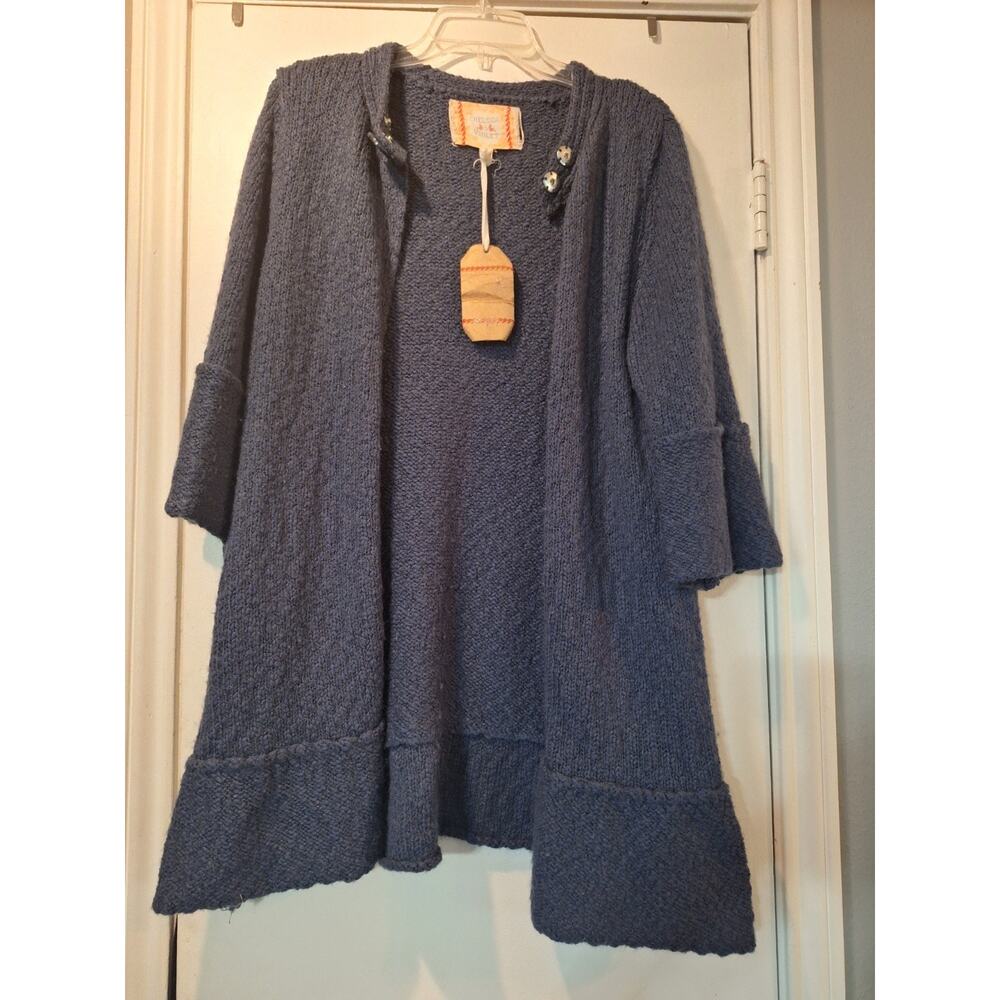Chelsea & Violet Navy Sweater NWT Large